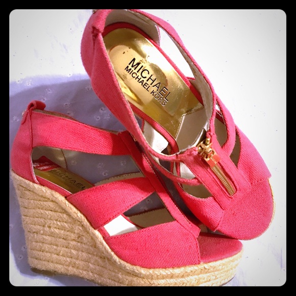 Shoes - Brand New MK wedge sandal